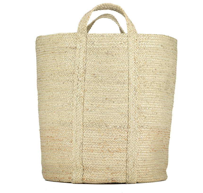 The Braided Rug Company Natural Jute Slouchy Basket