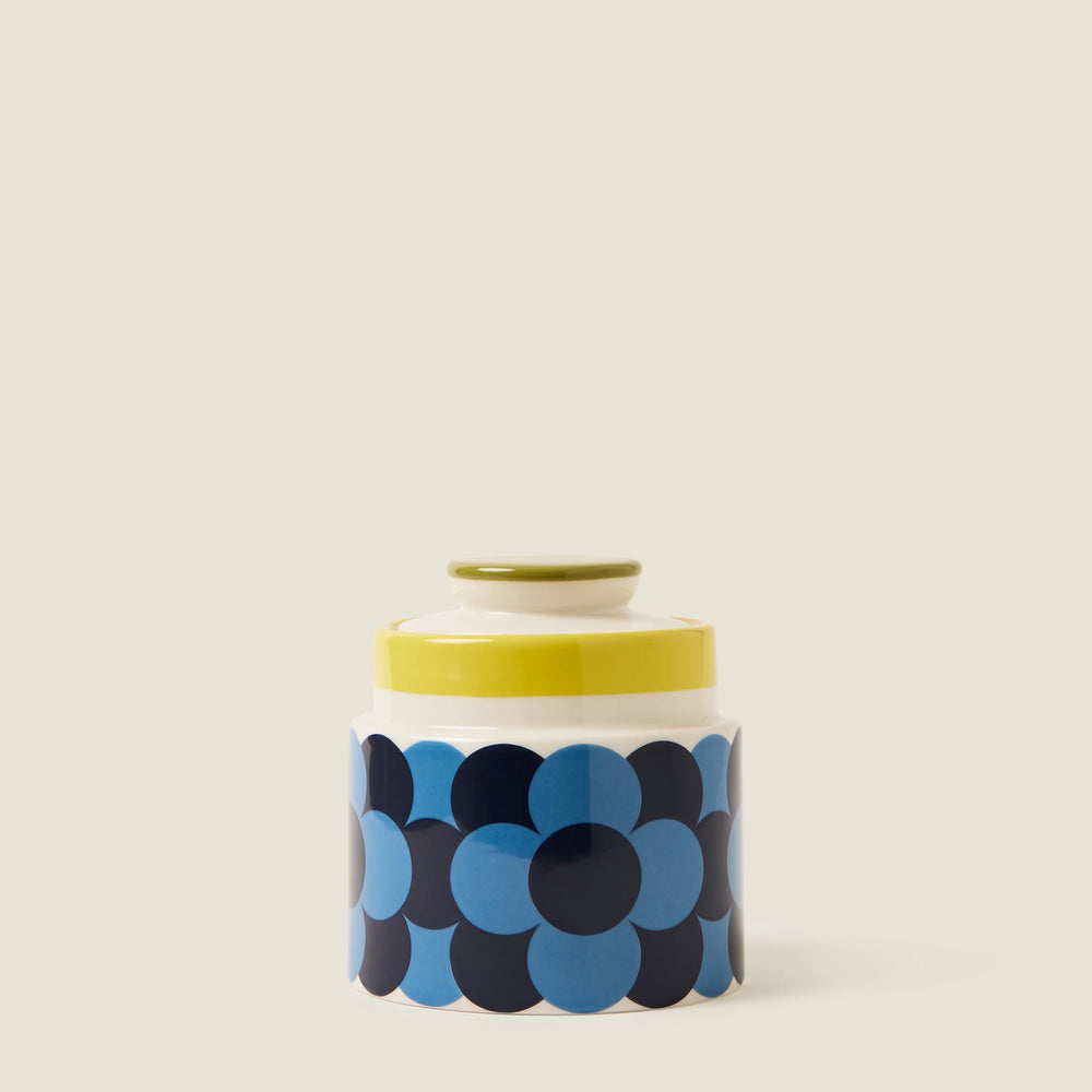 Orla Kiely Retro Stripe Yellow Storage Jar