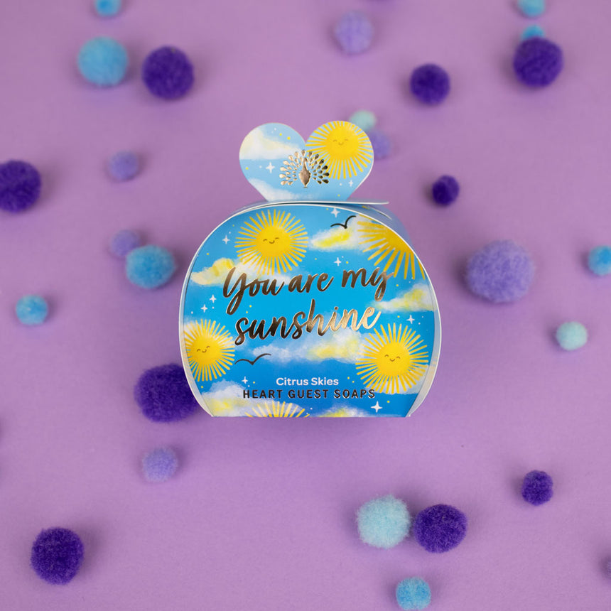 The English Soap Company Occasion, Mini Heart Soaps You Are My Sunshine