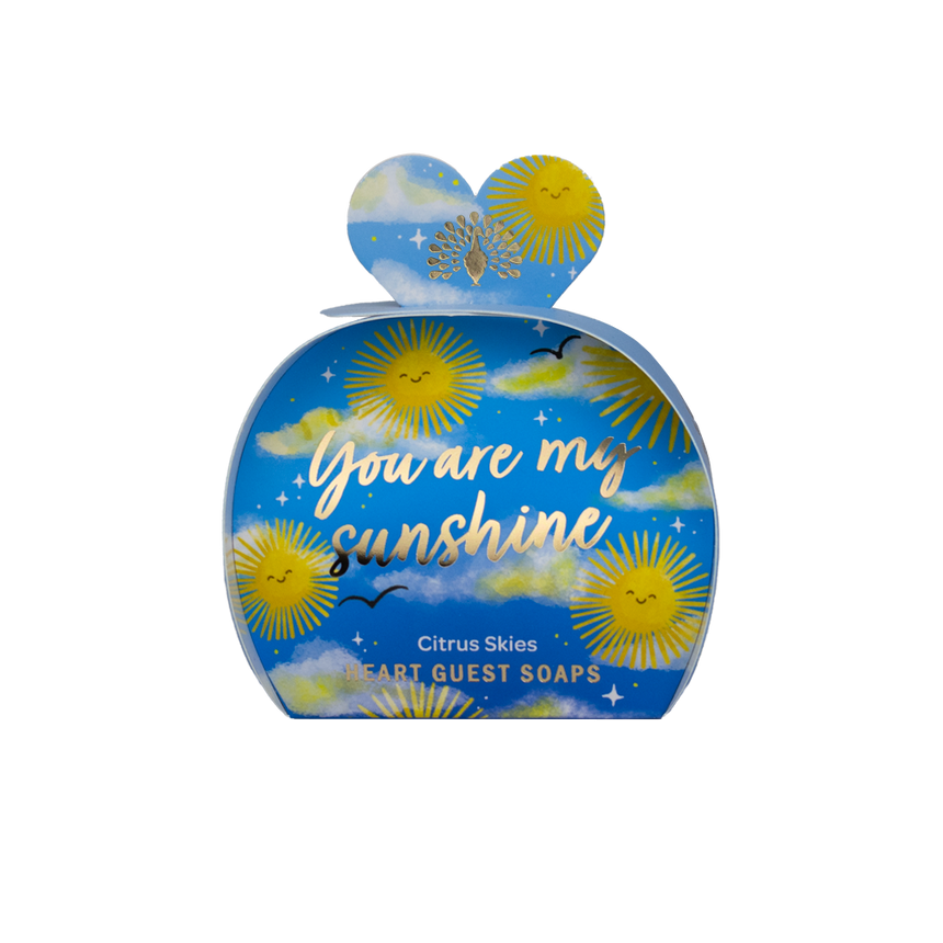 The English Soap Company Occasion, Mini Heart Soaps You Are My Sunshine