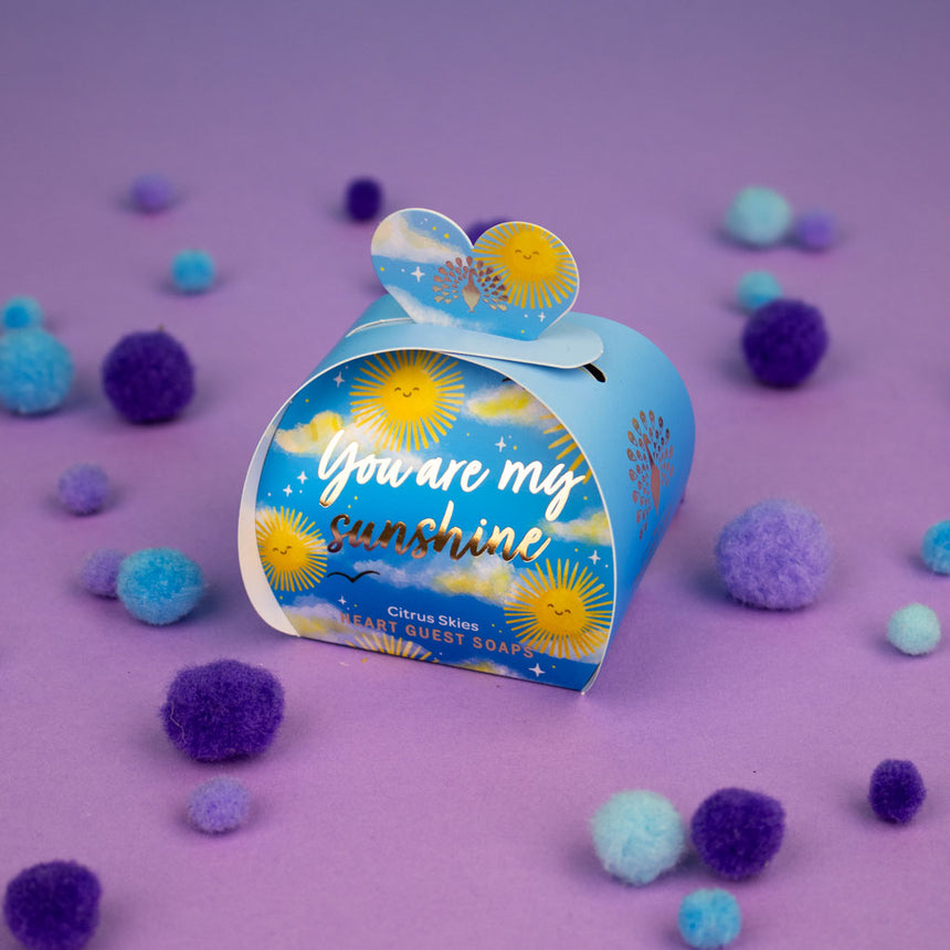 The English Soap Company Occasion, Mini Heart Soaps You Are My Sunshine