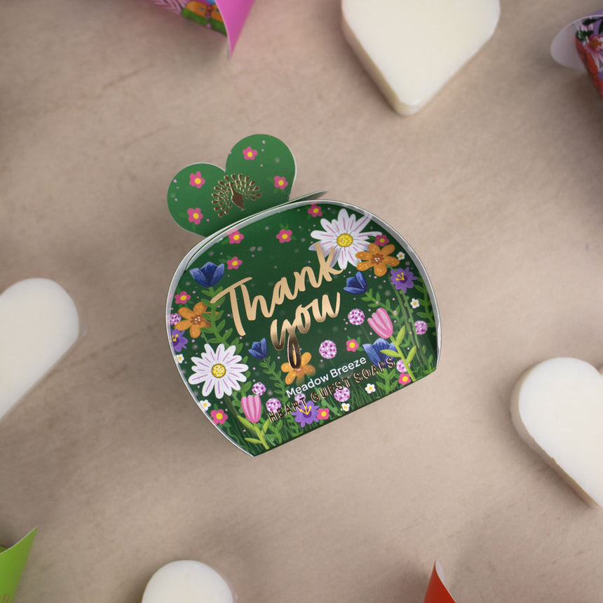 The English Soap Company Occasion, Mini Heart Soaps Thank You