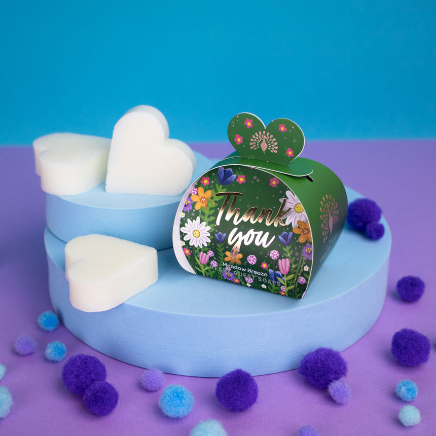 The English Soap Company Occasion, Mini Heart Soaps Thank You