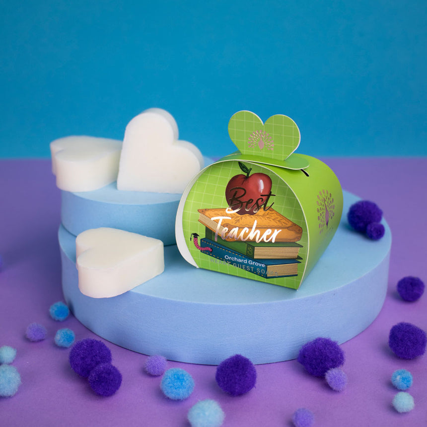 The English Soap Company Occasions Mini Heart Soaps, Best Teacher