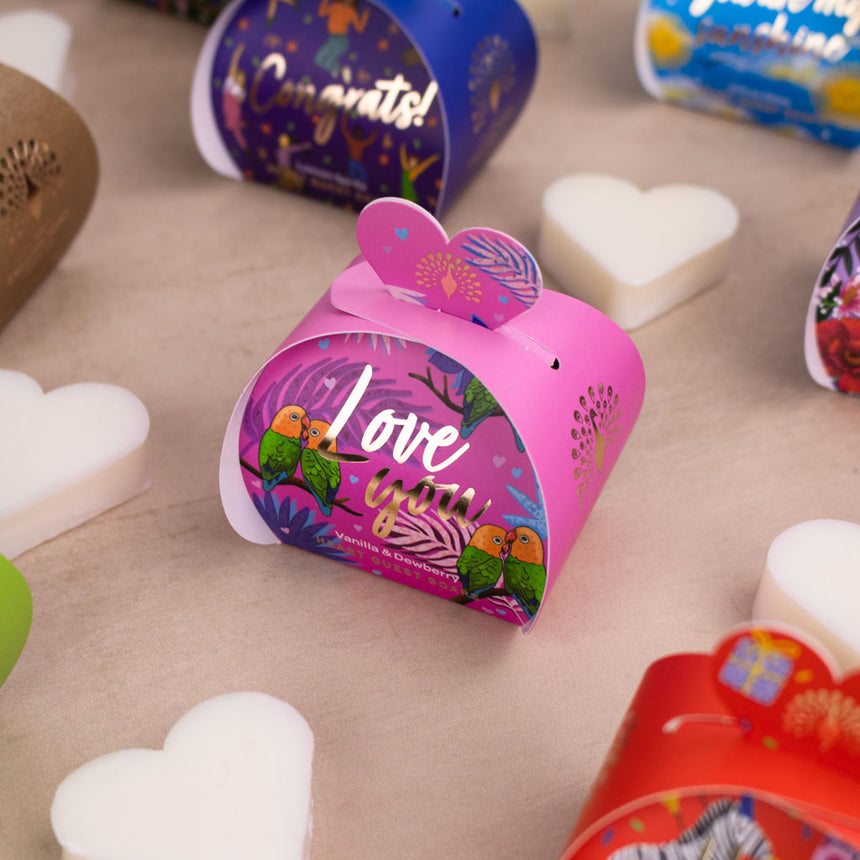 The English Soap Company Occasion, Mini Heart Soaps, Love You