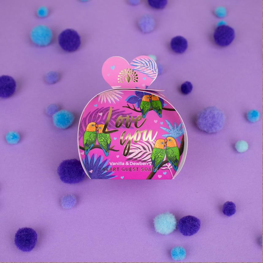 The English Soap Company Occasion, Mini Heart Soaps, Love You