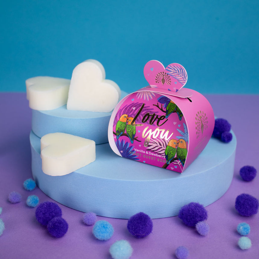 The English Soap Company Occasion, Mini Heart Soaps, Love You