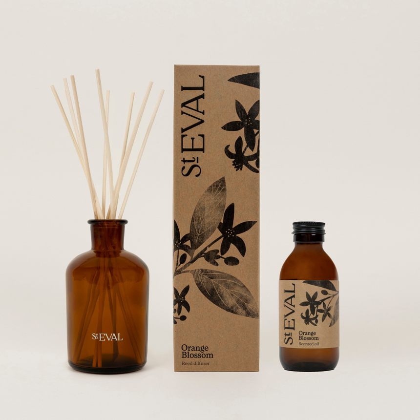 St Eval Reed Diffuser, Orange Blossom