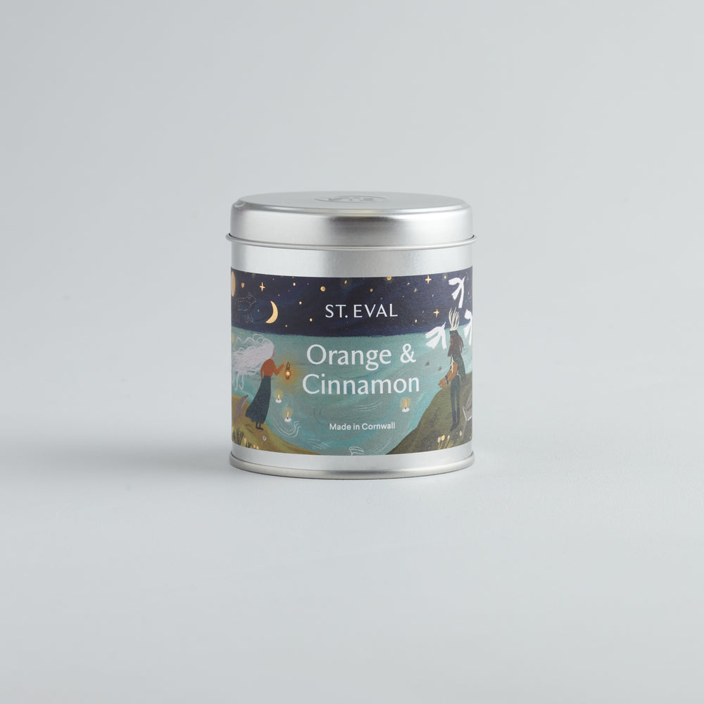 St Eval  Winter Edition Orange & Cinnamon Scented Tin Candle