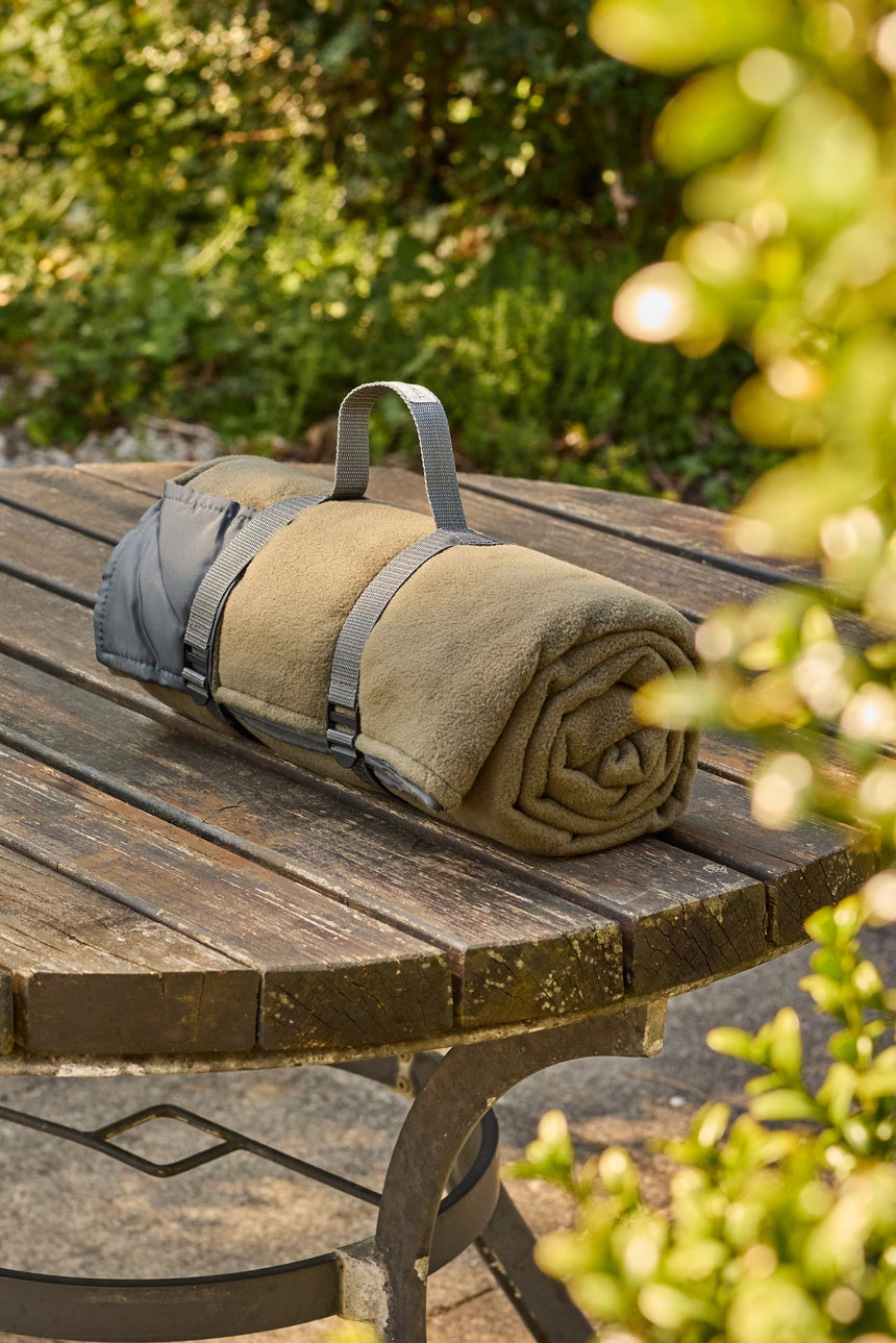 Tweedmill Fleece Picnic Rug Roll, Sage