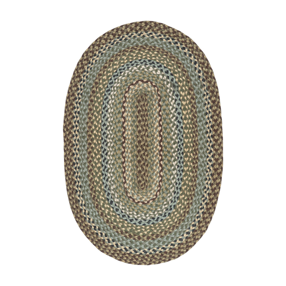 The Braided Rug Company Oval Jute Rug, Hedgerow