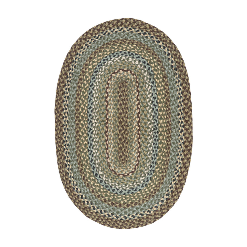 The Braided Rug Company Oval Jute Rug, Hedgerow