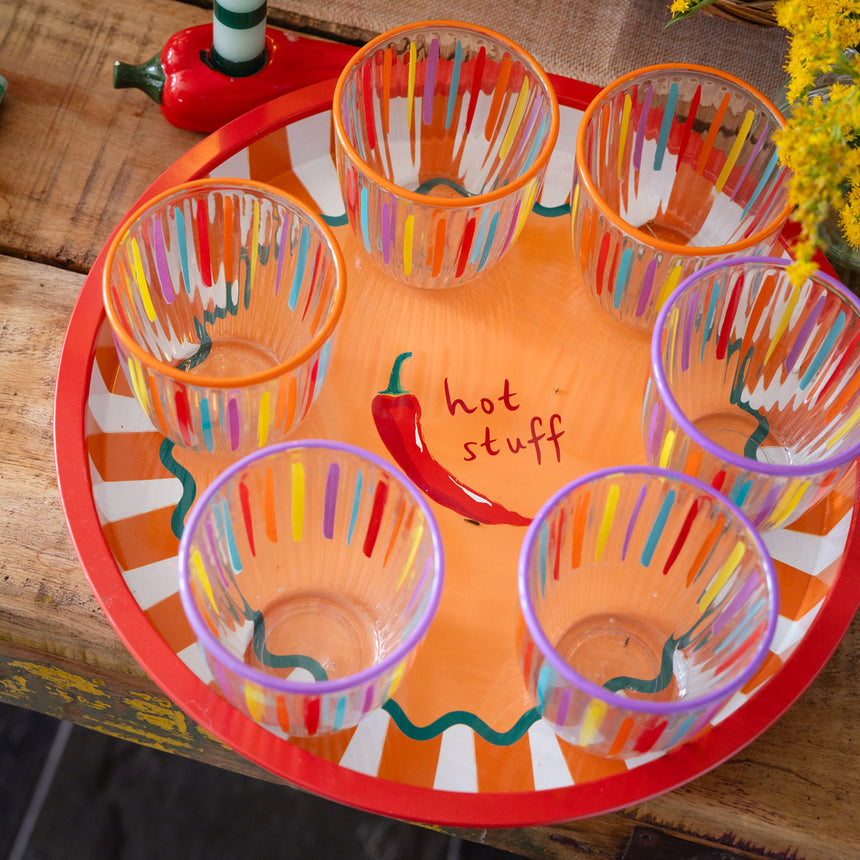 Bon Appetit Chilli Deep-Well Mini Serving Tray,