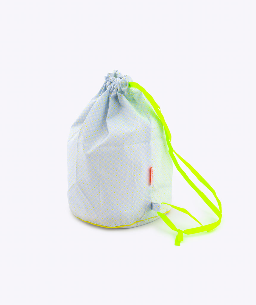 Petit Pan Drawstring Kids PE Bag Washed Blue