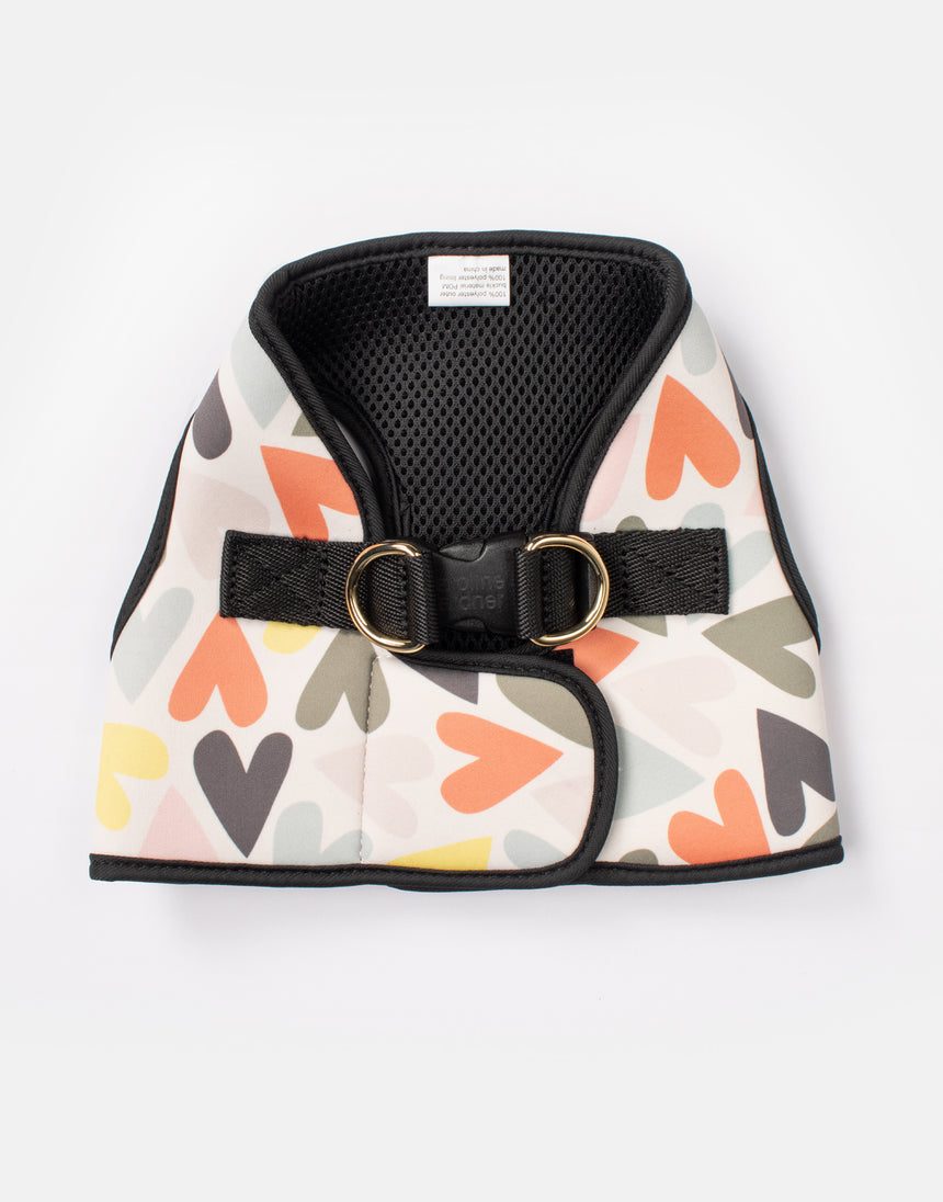 Caroline Gardner Dog Harness, Hearts