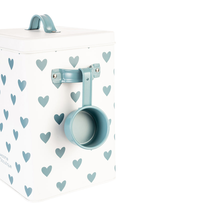 Pawsome Boutique Pet Food Storage Tin, Hearts