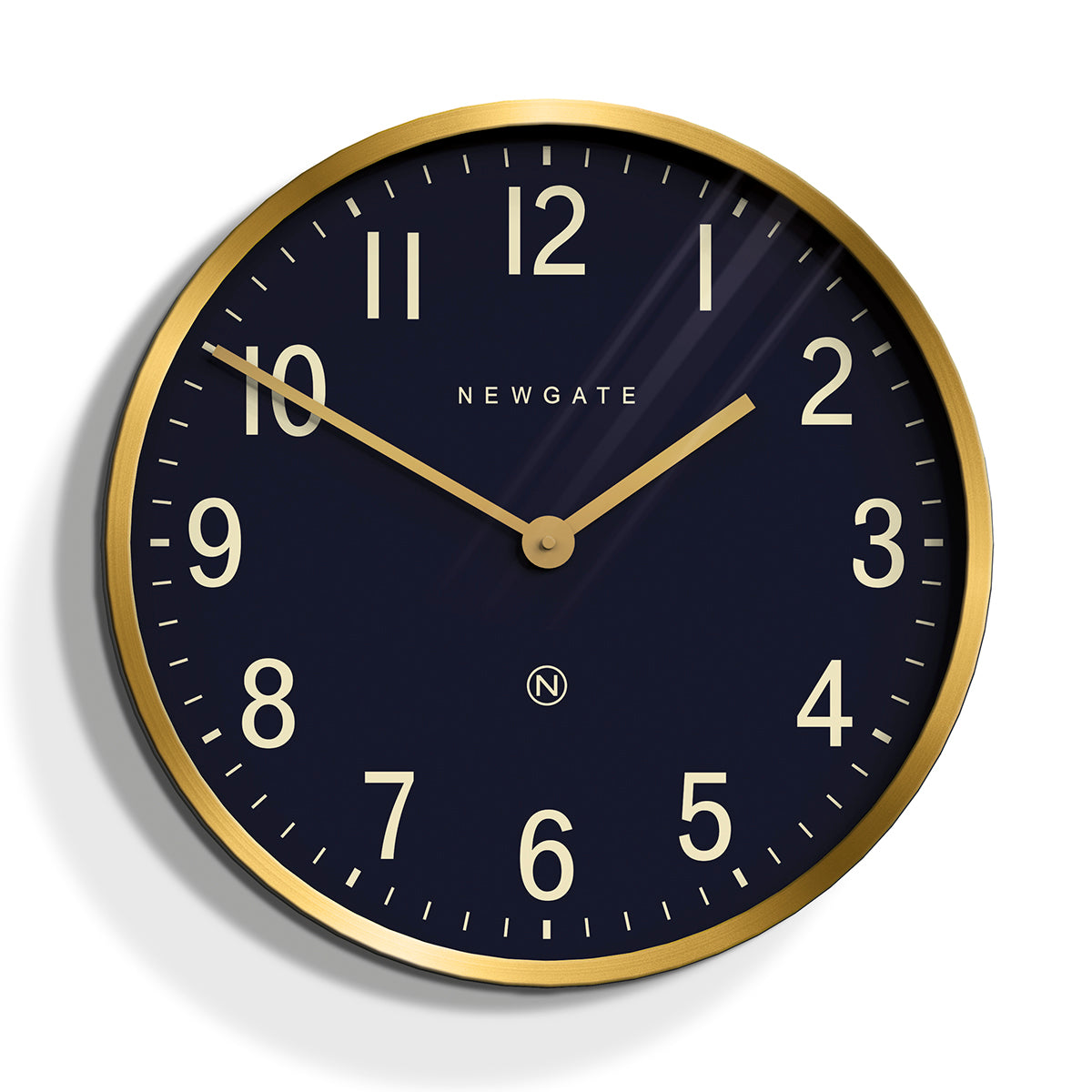 Newgate Mr Edwards Wall Clock, Radial Brass