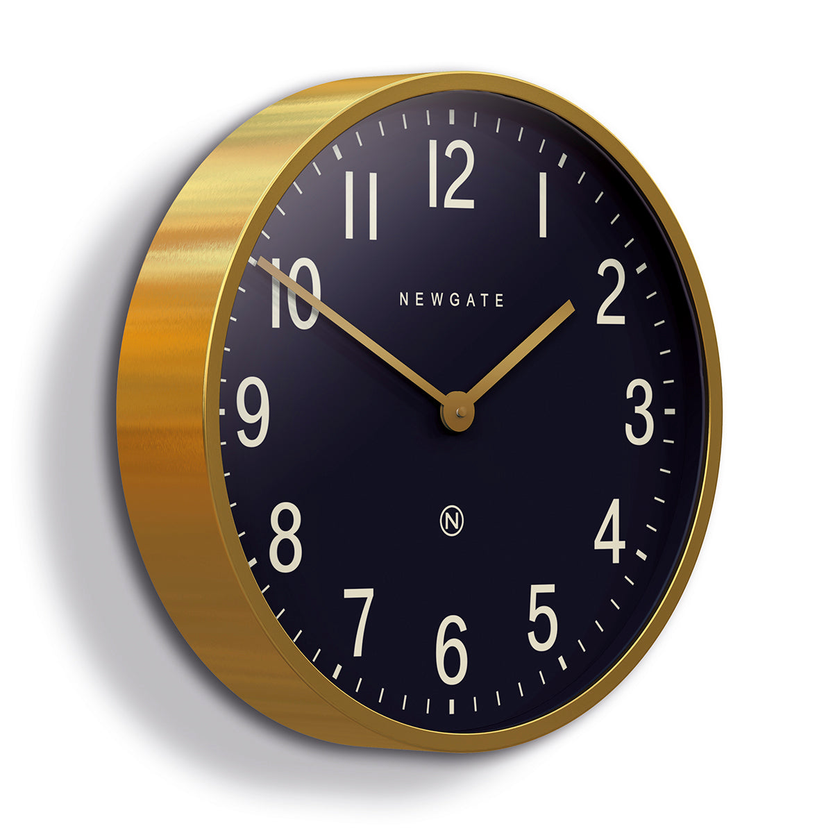 Newgate Mr Edwards Wall Clock, Radial Brass