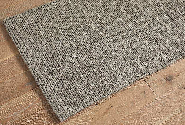 Walton & Co Plait Wool Rug, Taupe