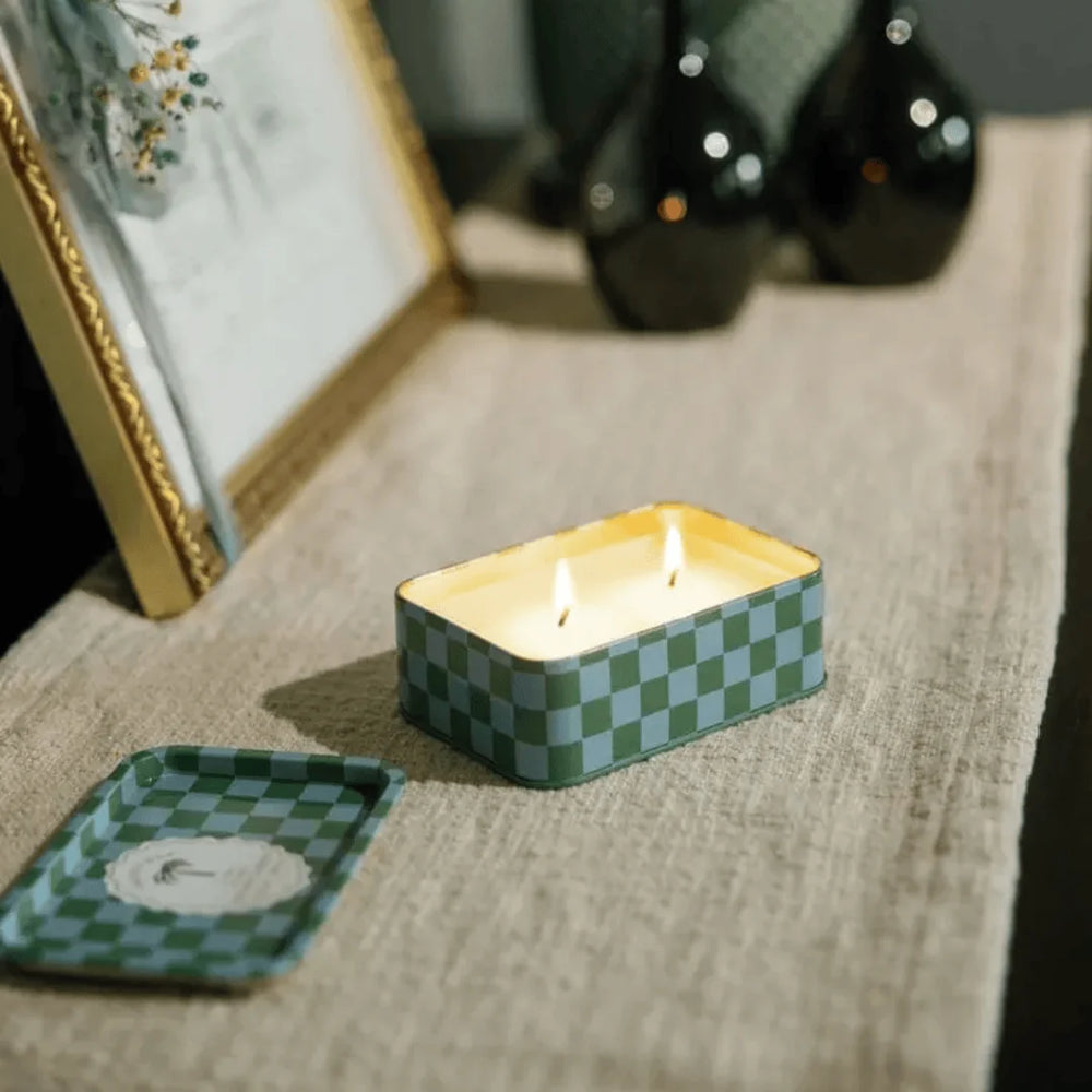 Paddywax A Dopo Lush Palms Tin Scented Candle, Sea Salt & Dewy Melon