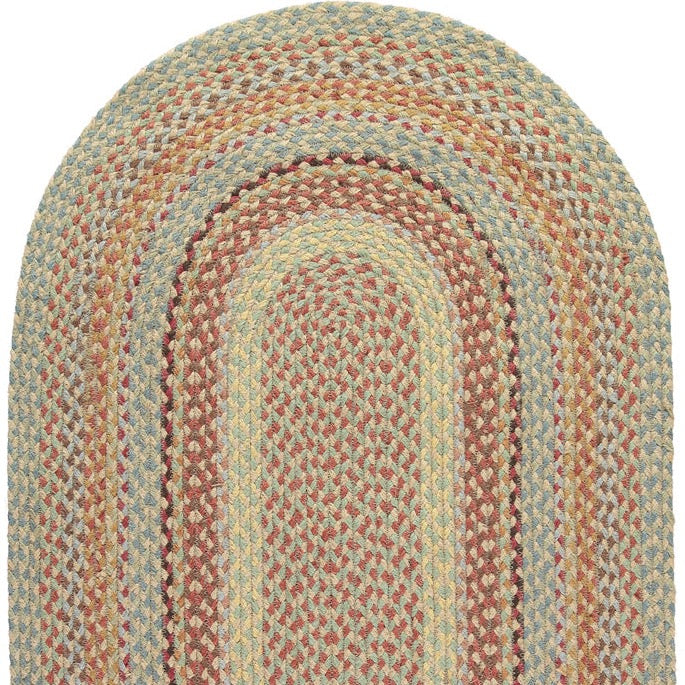 The Braided Rug Company Oval Jute Rug, Pampas