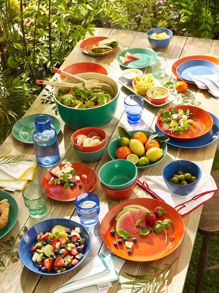 Sur La Table Colour Me Happy Bamboo Dip Bowls & Tray Set