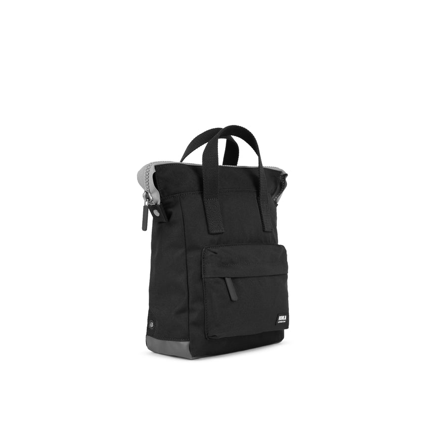 Roka London Black Label, Bantry B Small Rucksack, Ash (Sustainable Canvas)