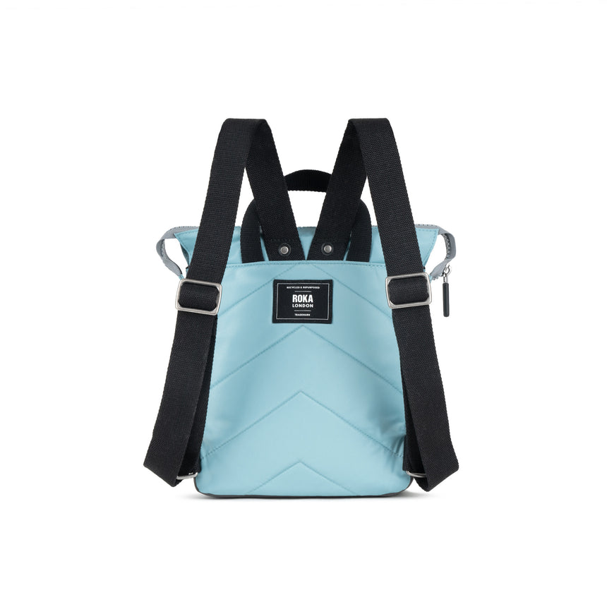 Roka London Black Label, Bantry B Small Rucksack, Spearmint (Sustainable Nylon)