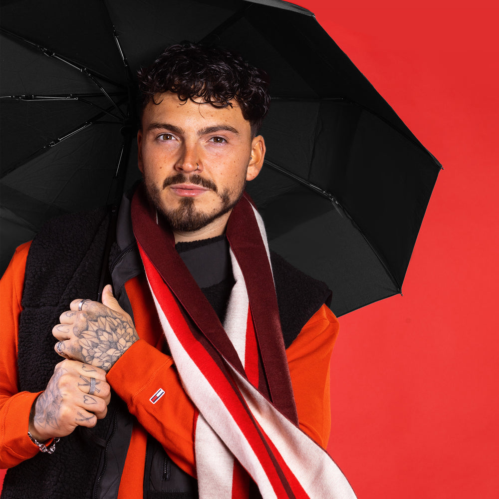 Roka London Waterloo Sustainable Umbrella, Black