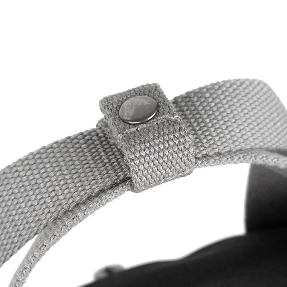 Roka London Blackfriars Messenger Bag, Ash (Recycled Canvas)