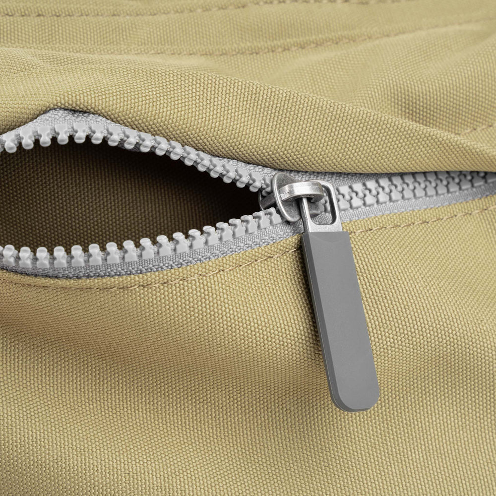 Roka London Blackfriars Messenger Bag, Khaki (Recycled Canvas)