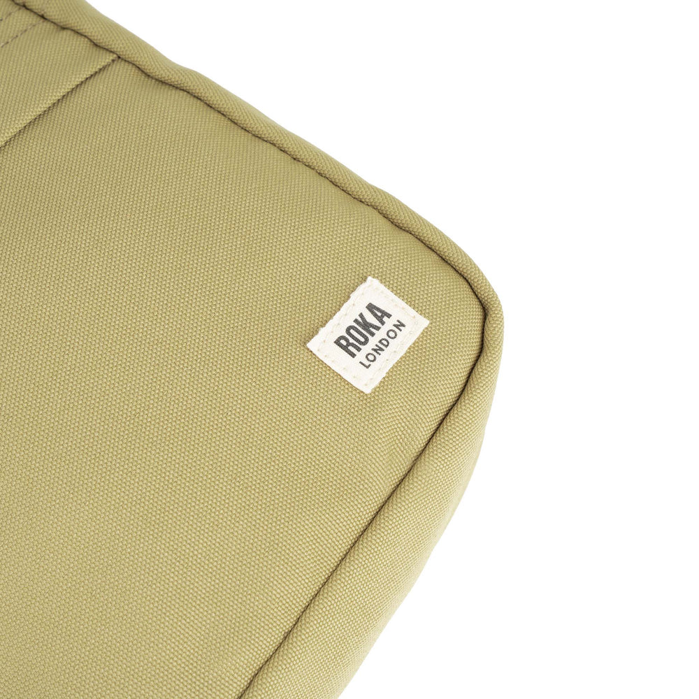 Roka London Bond Crossbody Bag, Khaki (Sustainable Canvas)