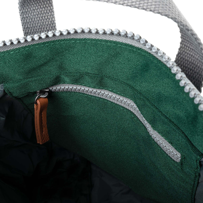 Roka London Bantry B Small Rucksack, Forest ( Sustainable Canvas)