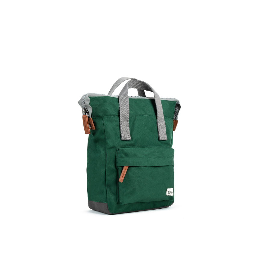 Roka London Bantry B Small Rucksack, Forest ( Sustainable Canvas)