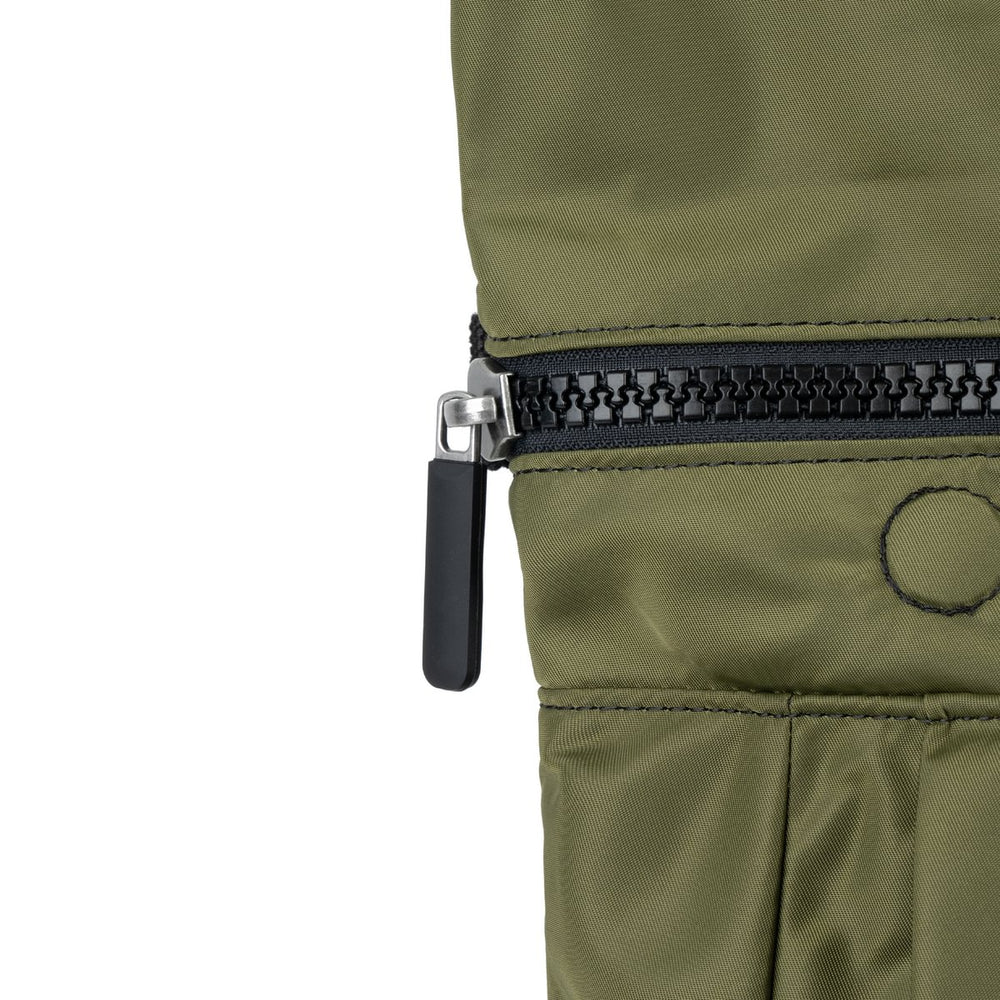 Roka London Black Label, Camden J Rucksack, Military (Sustainable Nylon)