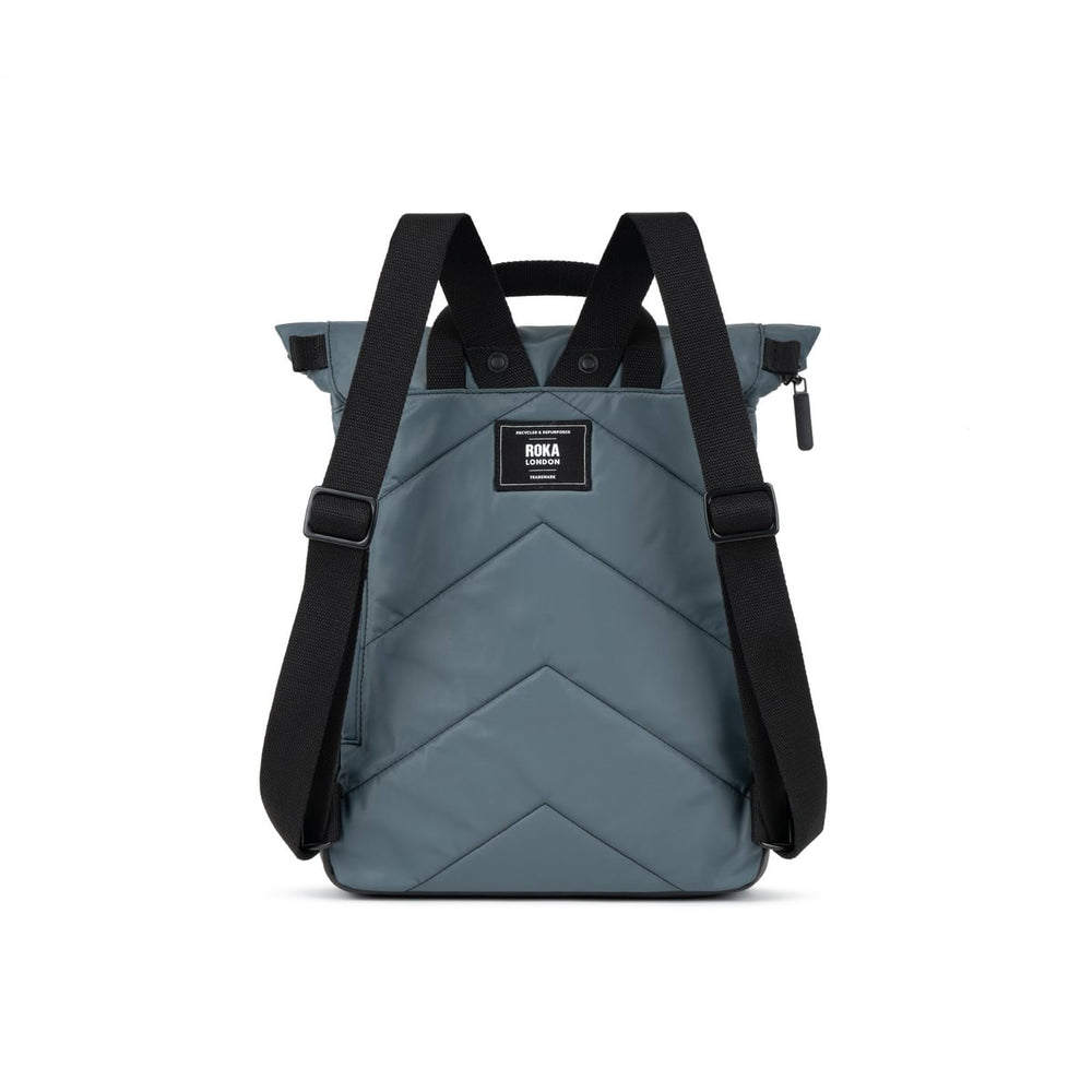 Roka London Black Label, Camden J Rucksack, Smoke (Sustainable Nylon)