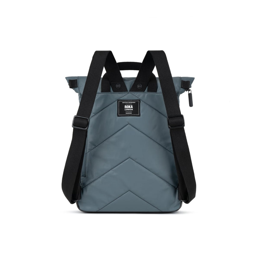 Roka London Black Label, Camden J Rucksack, Smoke (Sustainable Nylon)