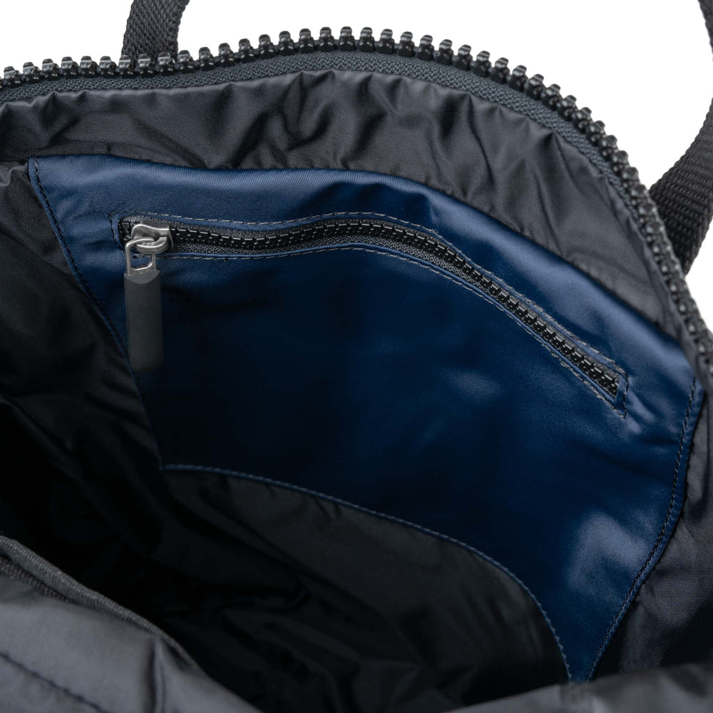 Roka London Black Label, Camden P Rucksack, Midnight  (Sustainable Nylon)