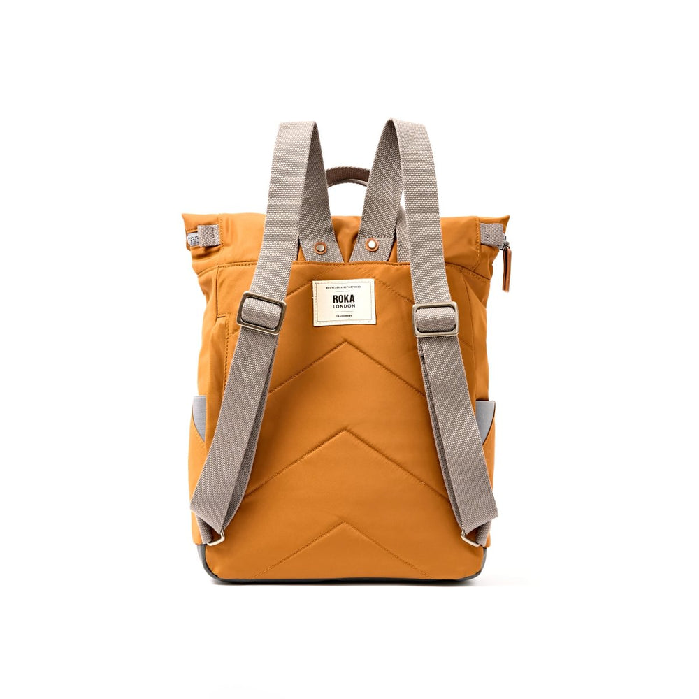 Roka London Canfield B Nylon Rucksack, Biscuit