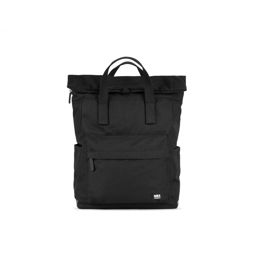 Roka London Black Label, Canfield B Medium Rucksack, Ash(Sustainable Canvas)