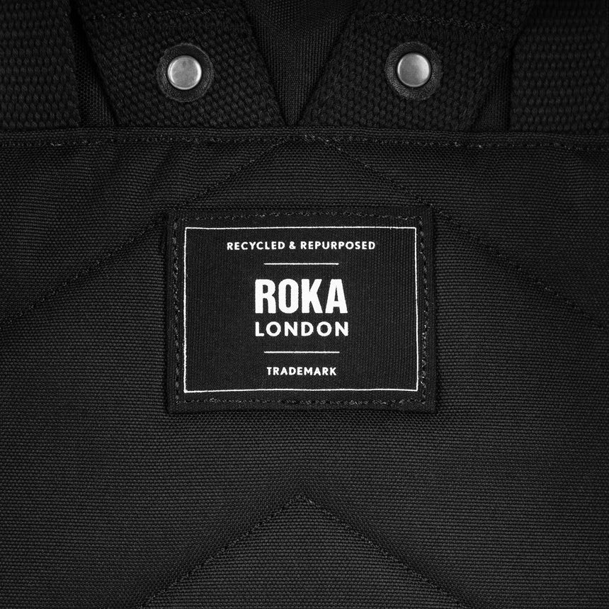 Roka London Black Label, Canfield B Medium Rucksack, Ash(Sustainable Canvas)