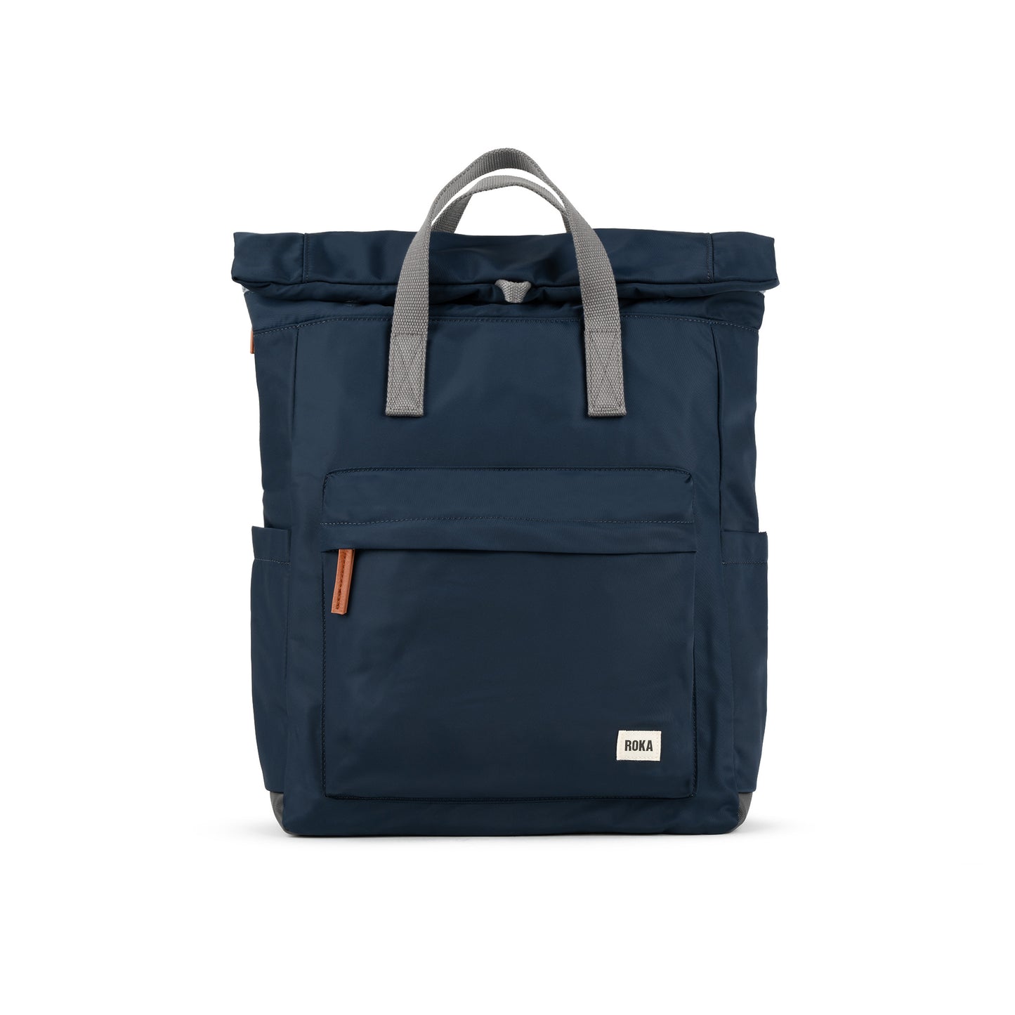 Roka London Canfield B Sustainable Nylon Rucksack, Midnight