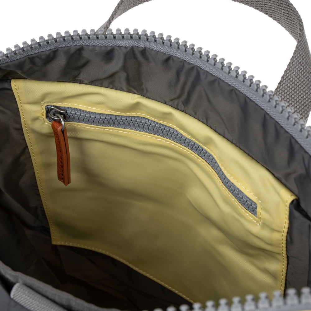 Roka London Canfield B Sustainable Nylon Rucksack, Citron