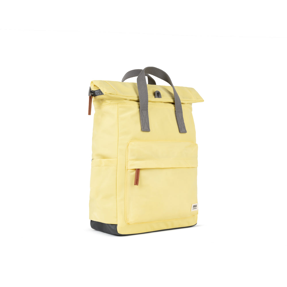 Roka London Canfield B Sustainable Nylon Rucksack, Citron