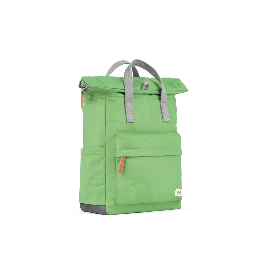 Roka London Canfield B Sustainable Nylon Rucksack, Kiwi