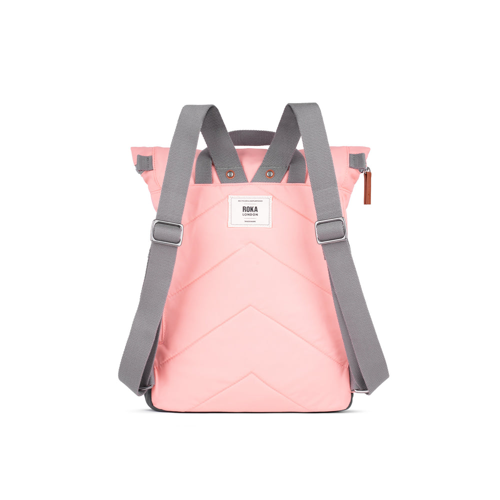 Roka London Canfield B Medium Sustainable Nylon Rucksack, Punch