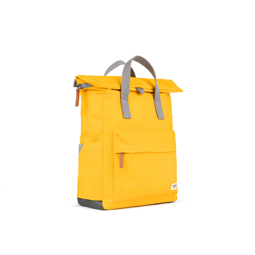 Roka London Canfield B Sustainable Nylon Rucksack, Saffron