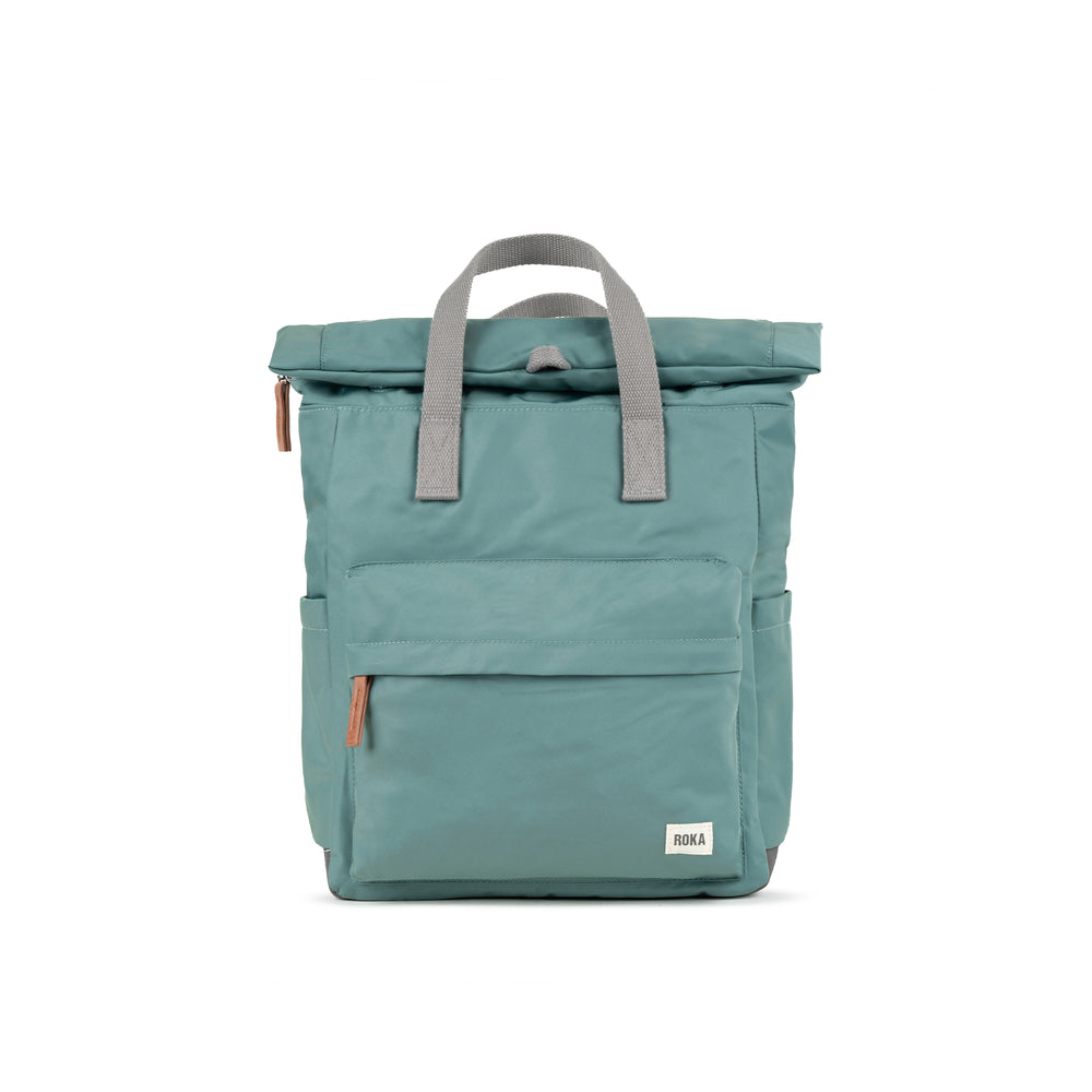 Roka London Canfield B Sustainable Nylon Rucksack, Sage
