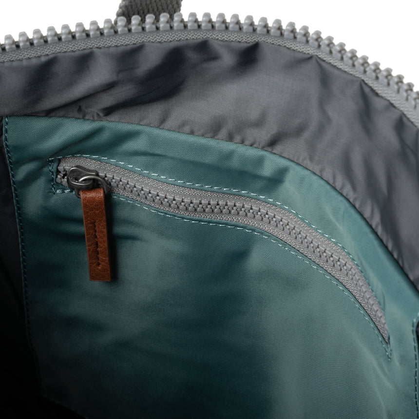 Roka London Canfield B Sustainable Nylon Rucksack, Sage