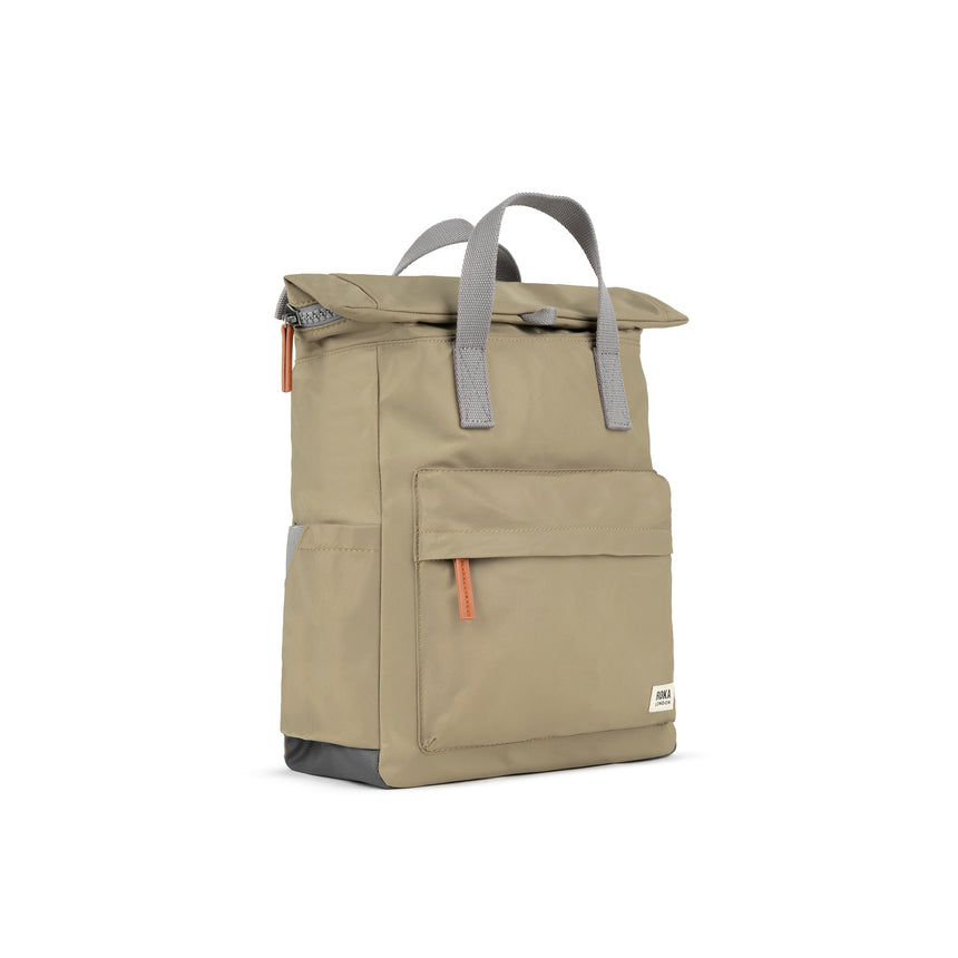 Roka London Canfield B Sustainable Nylon Rucksack, Taupe